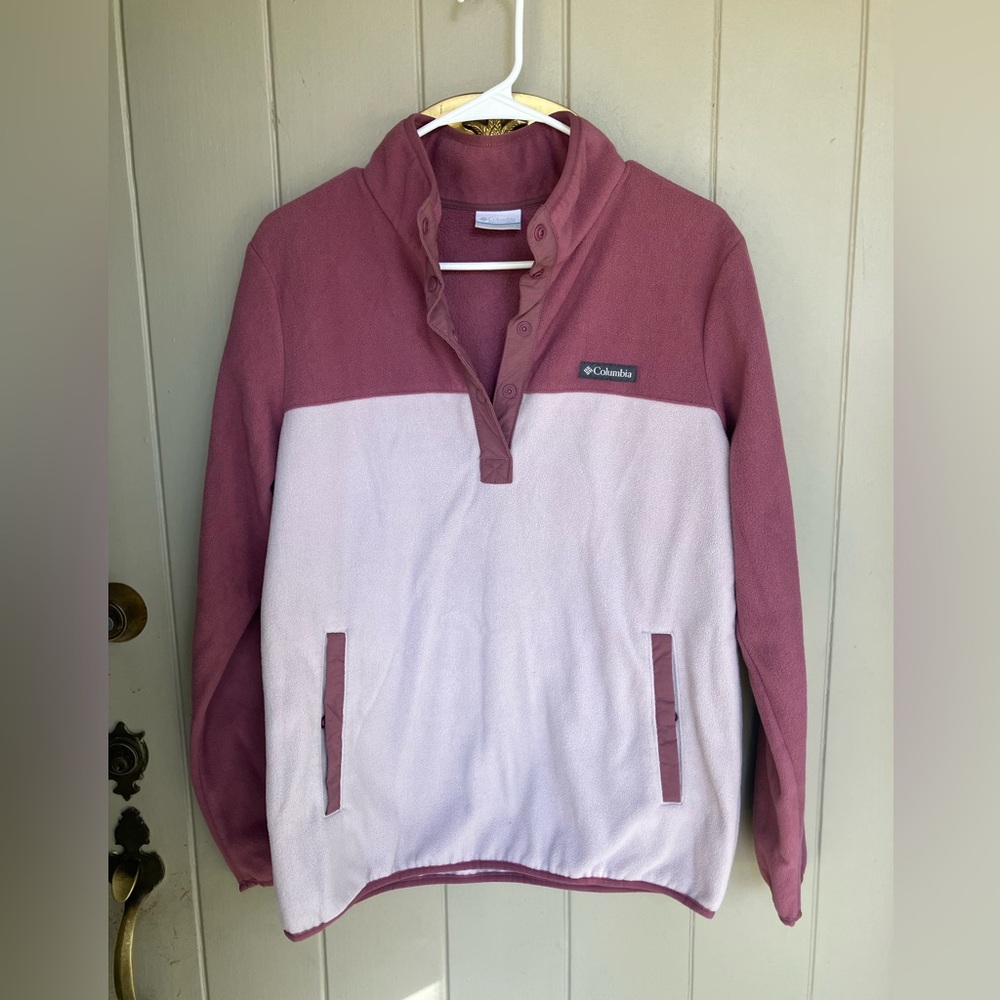 Pink Columbia Benton springs half snap fleece jacket - Picture 2 of 5